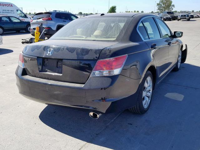 1HGCP2F89AA057442 - 2010 HONDA ACCORD EXL BLACK photo 4