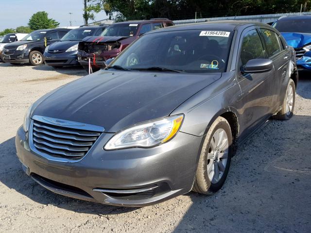 1C3CCBBB0CN137367 - 2012 CHRYSLER 200 TOURIN GRAY photo 2