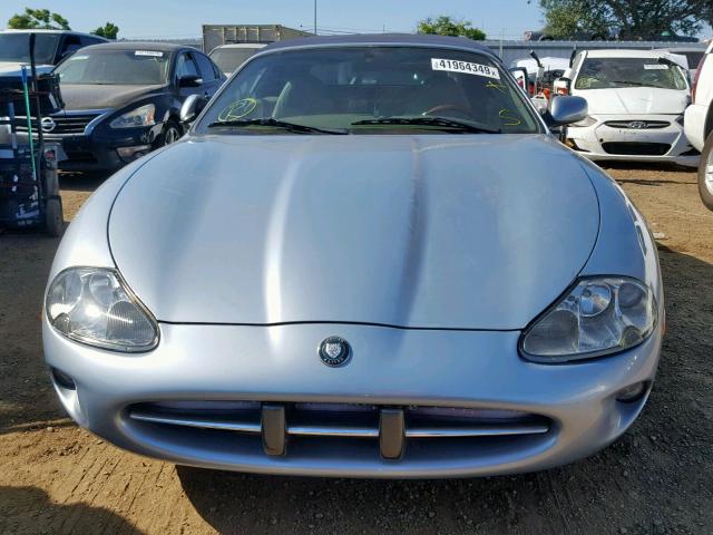 SAJGX2745VC010836 - 1997 JAGUAR XK8 BLUE photo 9