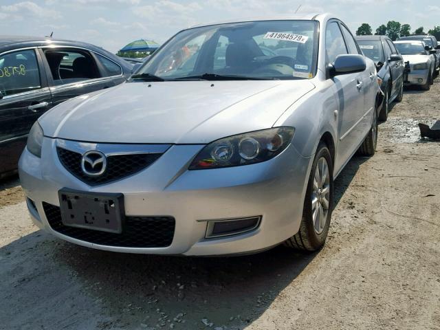 JM1BK12F371677123 - 2007 MAZDA 3 I SILVER photo 2