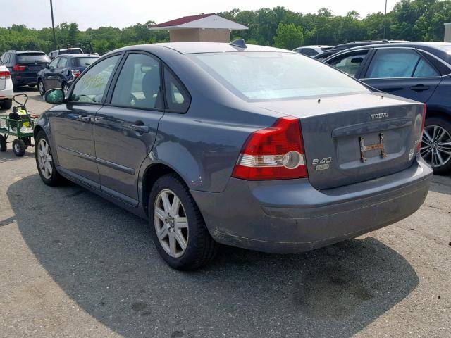 YV1MS390172268080 - 2007 VOLVO S40 2.4I GRAY photo 3