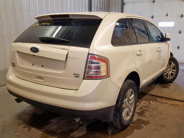 2FMDK48CX8BA08596 - 2008 FORD EDGE SEL WHITE photo 4