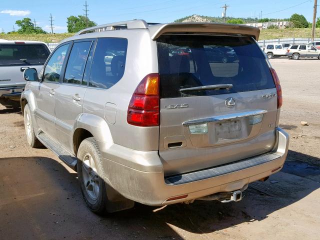 JTJBT20X440061279 - 2004 LEXUS GX 470 GOLD photo 3