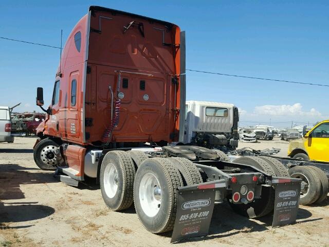 1FUJGLDR0CSBJ8810 - 2012 FREIGHTLINER CASCADIA 1 ORANGE photo 3