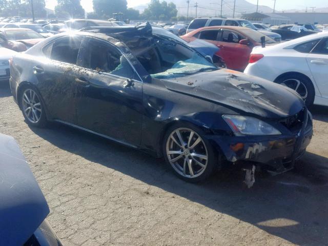 JTHBK262985058838 - 2008 LEXUS IS 250 BLACK photo 1