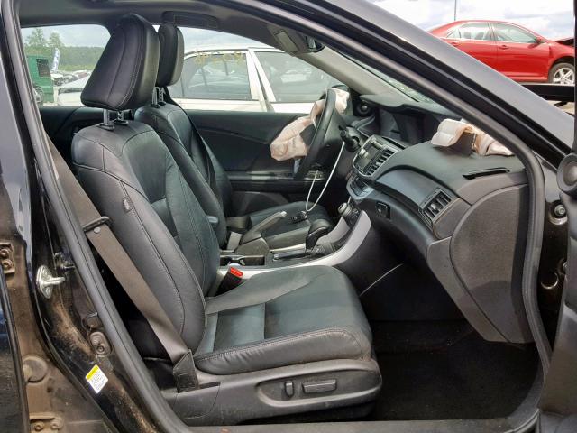 1HGCR3F86FA018881 - 2015 HONDA ACCORD EXL BLACK photo 5