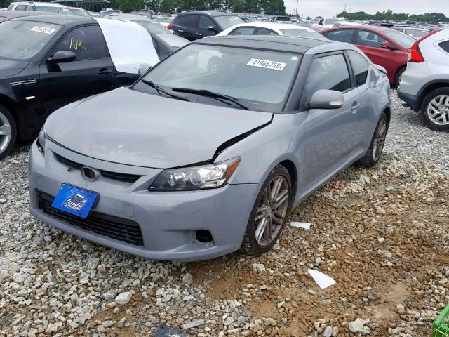 JTKJF5C7XC3042034 - 2012 TOYOTA SCION TC ვერცხლისფერი ფოტო 2
