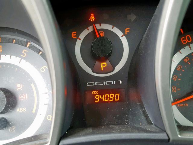 JTKJF5C7XC3042034 - 2012 TOYOTA SCION TC ვერცხლისფერი ფოტო 8