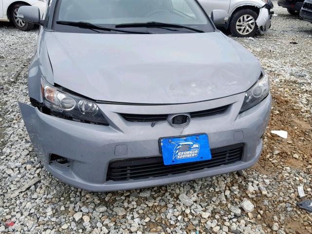 JTKJF5C7XC3042034 - 2012 TOYOTA SCION TC ვერცხლისფერი ფოტო 9