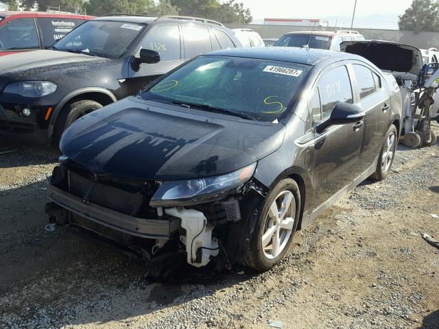 1G1RD6E44BU103906 - 2011 CHEVROLET VOLT BLACK photo 2