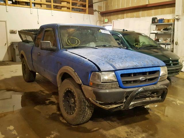 1FTZR15X4YTA33411 - 2000 FORD RANGER SUP BLUE photo 1