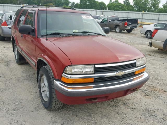 1GNDT13W0XK236491 - 1999 CHEVROLET BLAZER RED photo 1