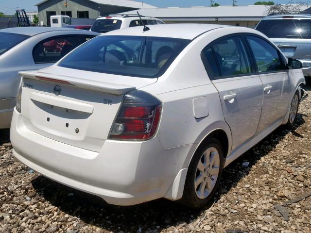 3N1AB6AP3AL716282 - 2010 NISSAN SENTRA 2.0 WHITE photo 4