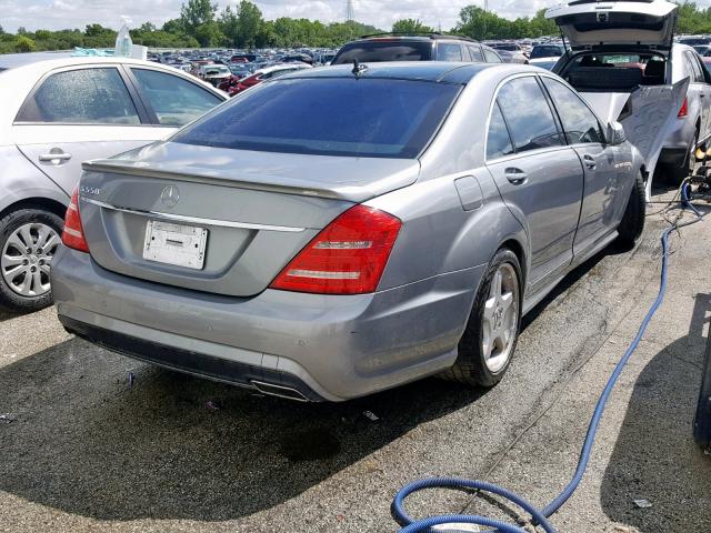 WDDNG7DB6DA532199 - 2013 MERCEDES-BENZ S 550 SILVER photo 4