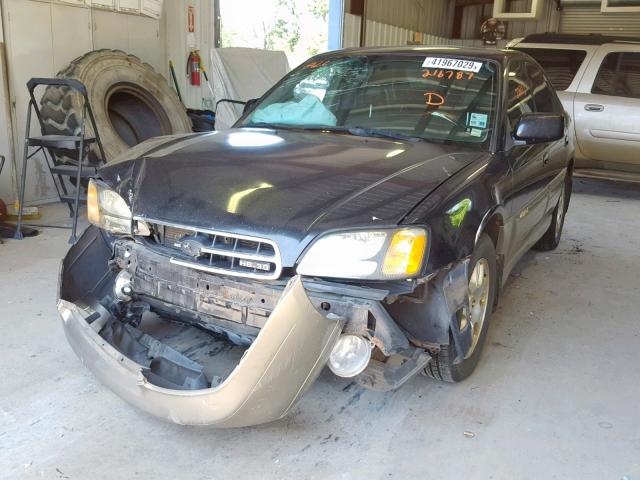 4S3BE896127216787 - 2002 SUBARU LEGACY OUT BLACK photo 2