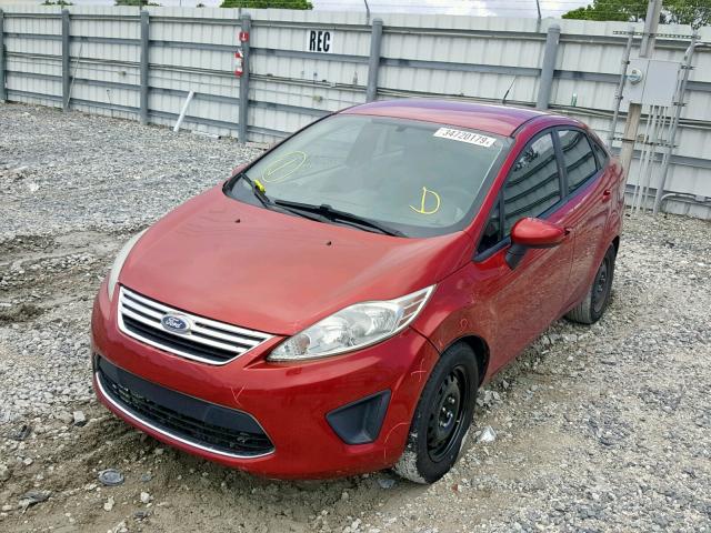 3FADP4BJ4BM166473 - 2011 FORD FIESTA SE RED photo 2