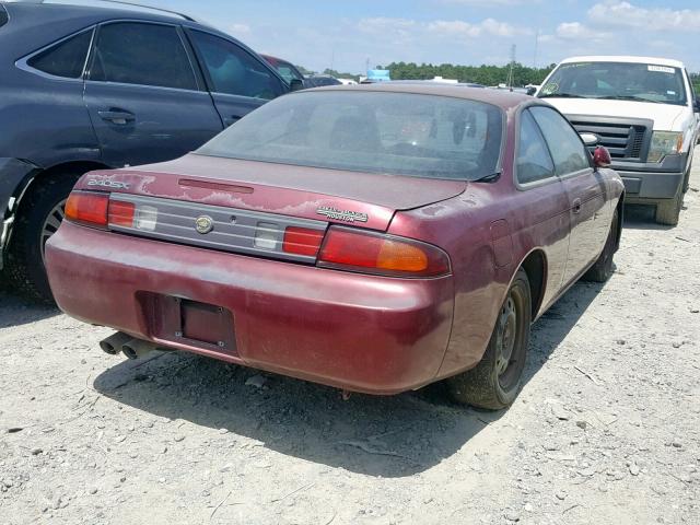 JN1AS44D0SW018908 - 1995 NISSAN 240SX BASE BURGUNDY photo 4