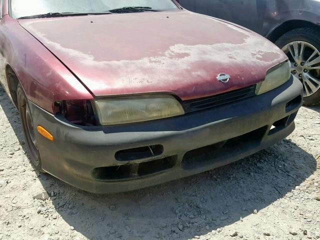 JN1AS44D0SW018908 - 1995 NISSAN 240SX BASE BURGUNDY photo 9