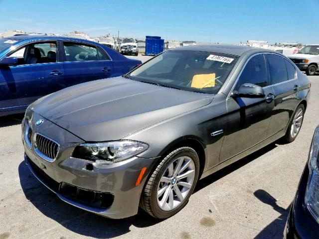 WBAXA5C53ED690257 - 2014 BMW 535 D GRAY photo 2