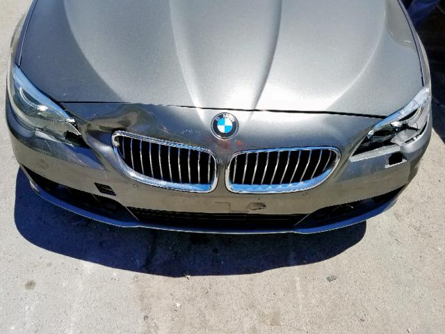 WBAXA5C53ED690257 - 2014 BMW 535 D GRAY photo 9