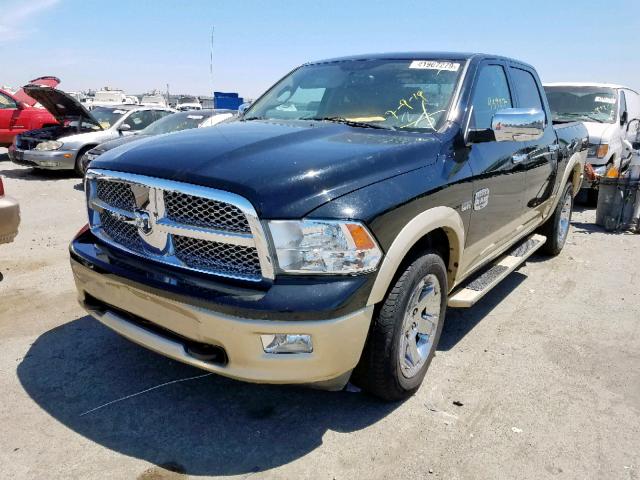 1C6RD7PT2CS289368 - 2012 DODGE RAM 1500 L BLACK photo 2