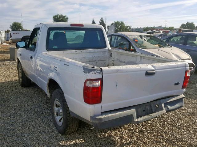 1FTYR10D85PA15376 - 2005 FORD RANGER WHITE photo 3