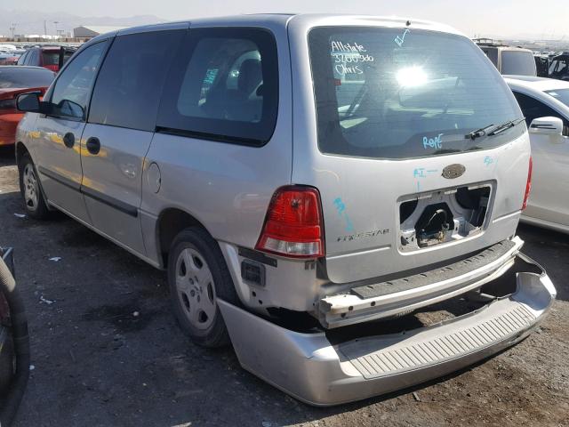 2FMZA50624BA08266 - 2004 FORD FREESTAR S GRAY photo 3