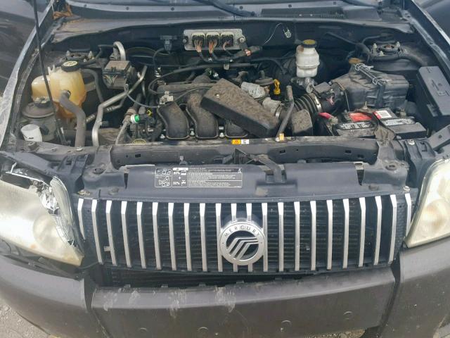 4M2YU81127KJ11820 - 2007 MERCURY MARINER LU GRAY photo 7