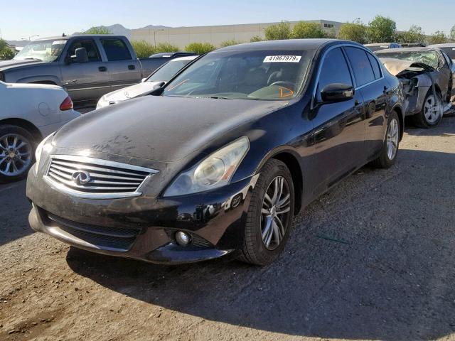 JN1CV6AP9AM203463 - 2010 INFINITI G37 BASE BLACK photo 2