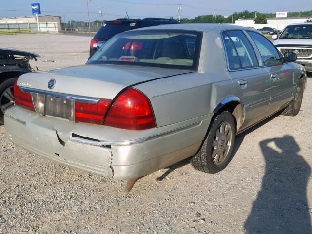 2MEHM75W04X657514 - 2004 MERCURY GRAND MARQ TAN photo 4