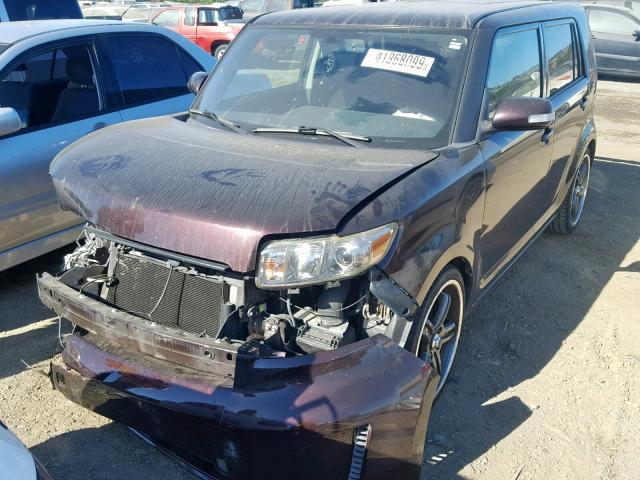 JTLKE50E891090786 - 2009 TOYOTA SCION XB 勃艮第红 照片 2
