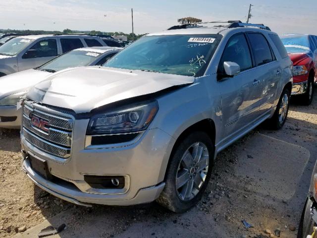 1GKKRTKDXFJ195824 - 2015 GMC ACADIA DEN SILVER photo 2