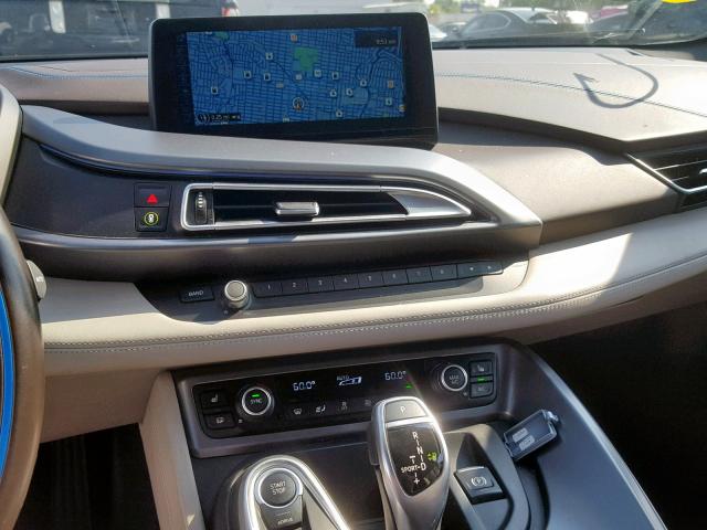 WBY2Z2C52FV392510 - 2015 BMW I8 SILVER photo 9