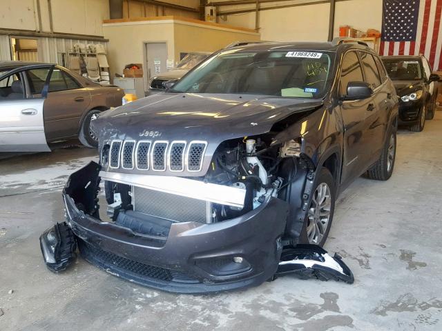 1C4PJLLB9KD110454 - 2019 JEEP CHEROKEE L GRAY photo 2