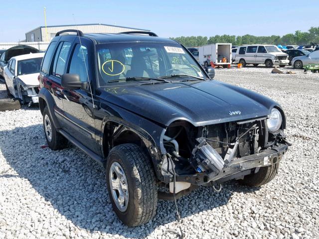 1J4GL48KX7W540542 - 2007 JEEP LIBERTY SP BLACK photo 1