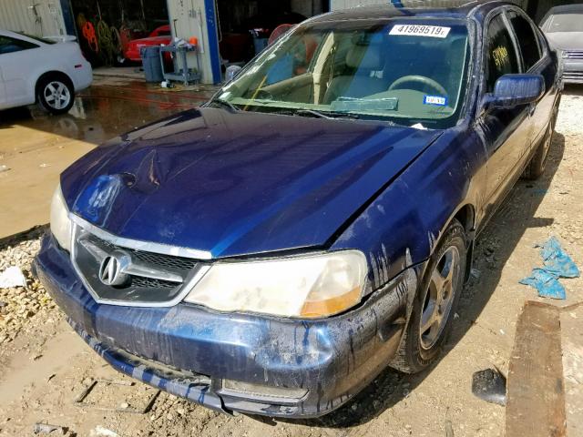 19UUA56613A076348 - 2003 ACURA 3.2TL BLUE photo 2