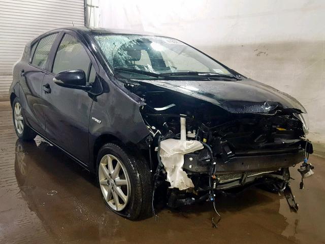 JTDKDTB35D1058787 - 2013 TOYOTA PRIUS C BLACK photo 1