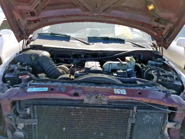 3B7KC23672M213619 - 2002 DODGE RAM 2500 BURGUNDY photo 7