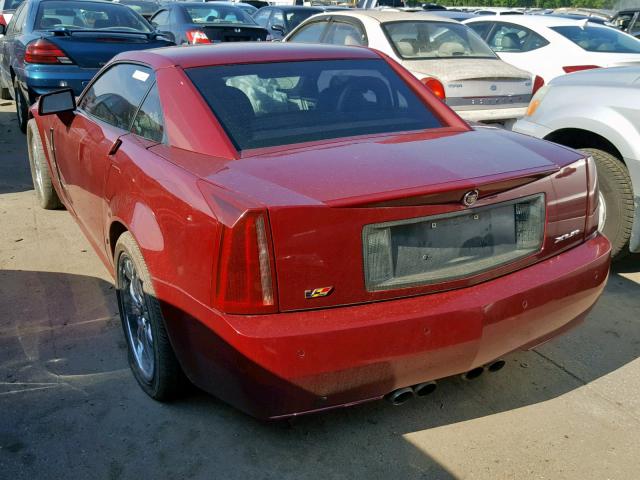 1G6YX36D965602310 - 2006 CADILLAC XLR-V BURGUNDY photo 3