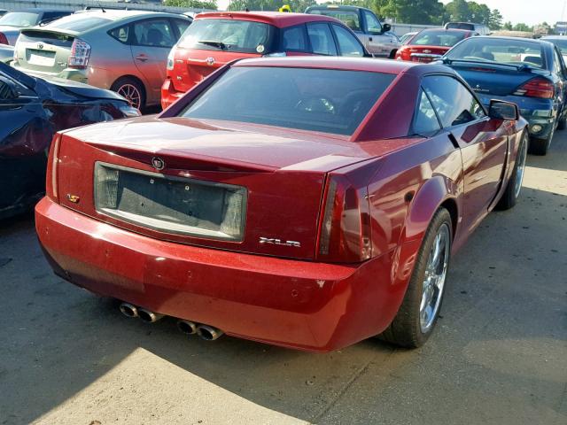 1G6YX36D965602310 - 2006 CADILLAC XLR-V BURGUNDY photo 4