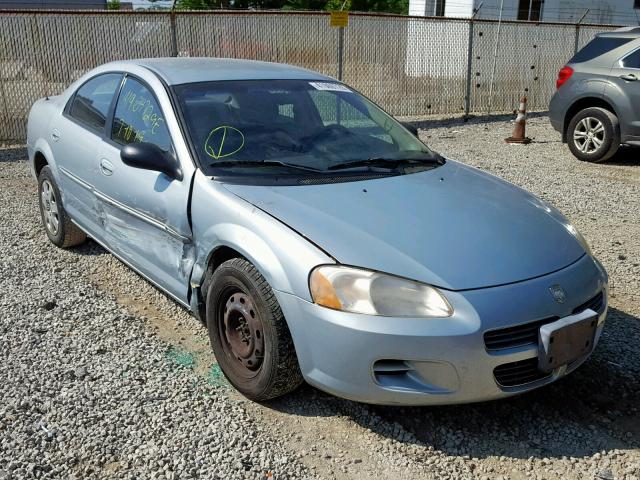 1B3EJ46X01N589054 - 2001 DODGE STRATUS SE BLUE photo 1