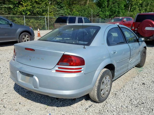 1B3EJ46X01N589054 - 2001 DODGE STRATUS SE BLUE photo 4