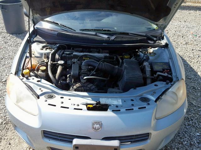 1B3EJ46X01N589054 - 2001 DODGE STRATUS SE BLUE photo 7