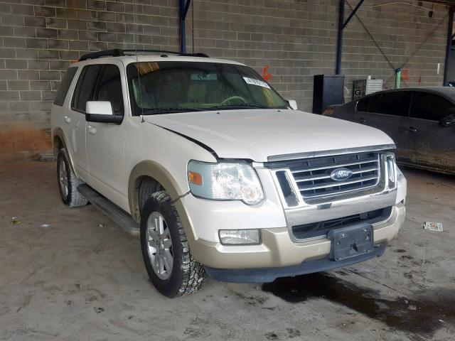 1FMEU6EE9AUA43193 - 2010 FORD EXPLORER E WHITE photo 1