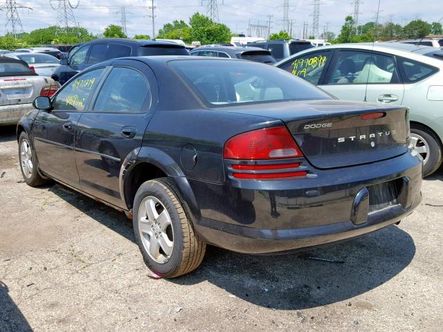 1B3EL46X83N601769 - 2003 DODGE STRATUS SE BLACK photo 3