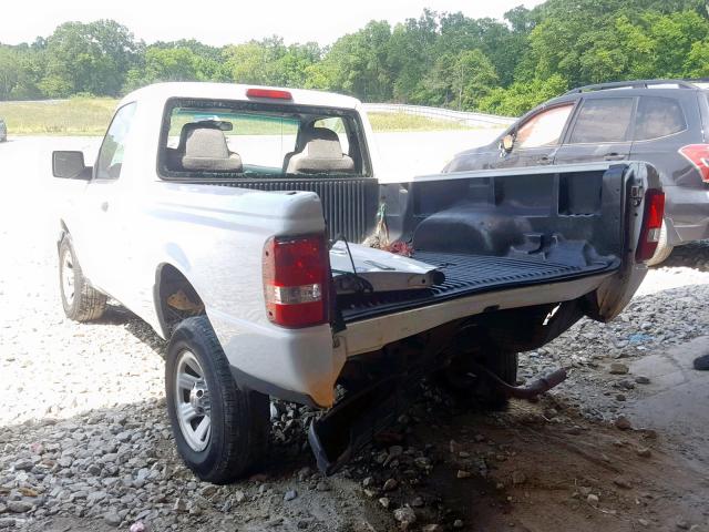 1FTYR10D07PA01815 - 2007 FORD RANGER WHITE photo 3