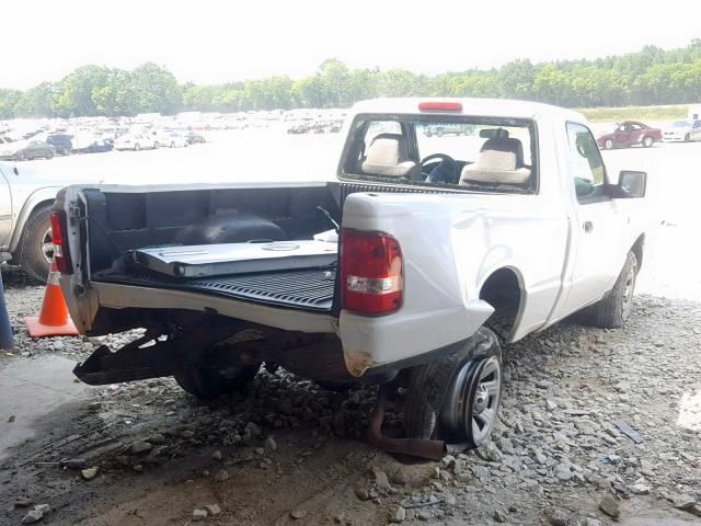 1FTYR10D07PA01815 - 2007 FORD RANGER WHITE photo 4