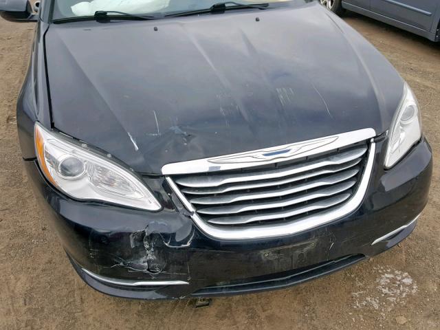 1C3CCBAB8DN640101 - 2013 CHRYSLER 200 LX BLACK photo 9