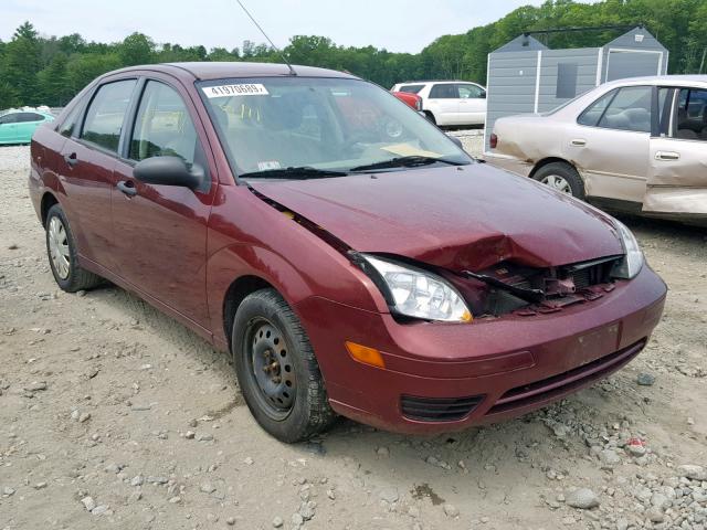 1FAFP34N37W313263 - 2007 FORD FOCUS ZX4 RED photo 1