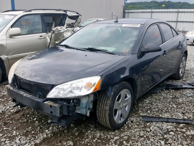 1G2ZF57B084286791 - 2008 PONTIAC G6 VALUE L BLACK photo 2